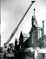 T34a Removing the Bell Tower 1974