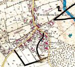 Map of the Centre of Woodhouse Eaves circa 1884